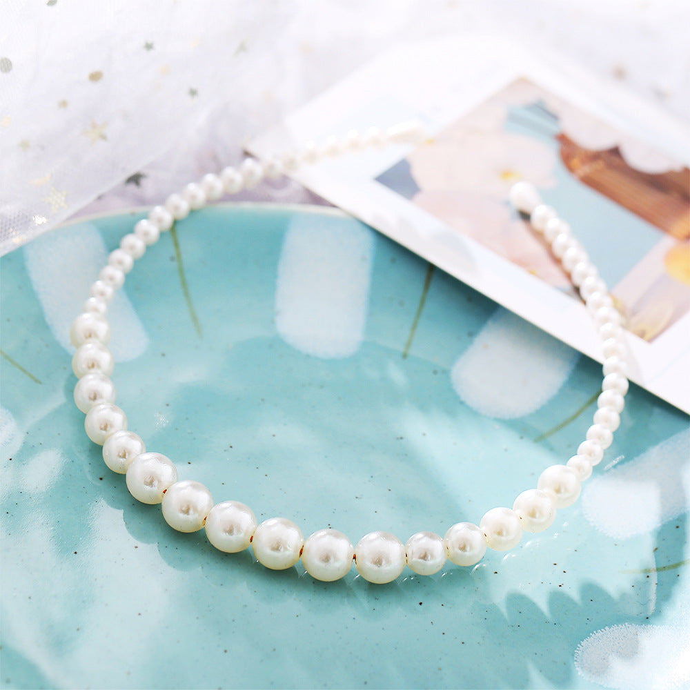 Wave Pearl Headband for Women