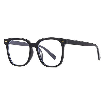 Gafas graduadas cuadradas con montura negra estilo retro 