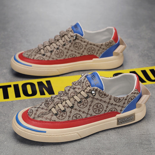 Zapatos de lona sin cordones con suela suave 