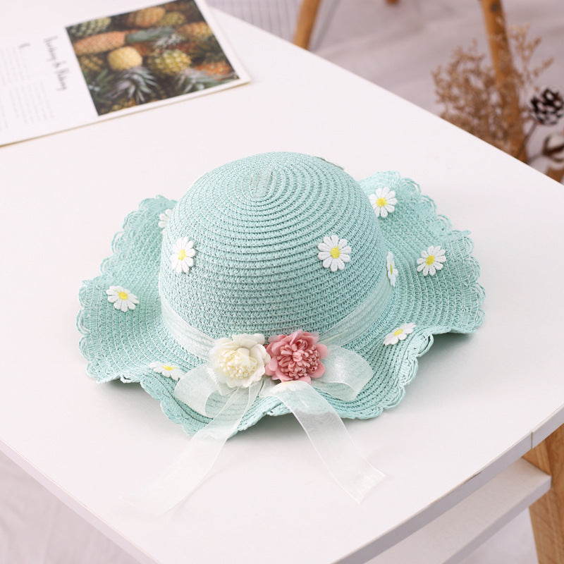 Fairy Family Sun Hat Crossbody Bag Set Girls' Beach Straw Hat