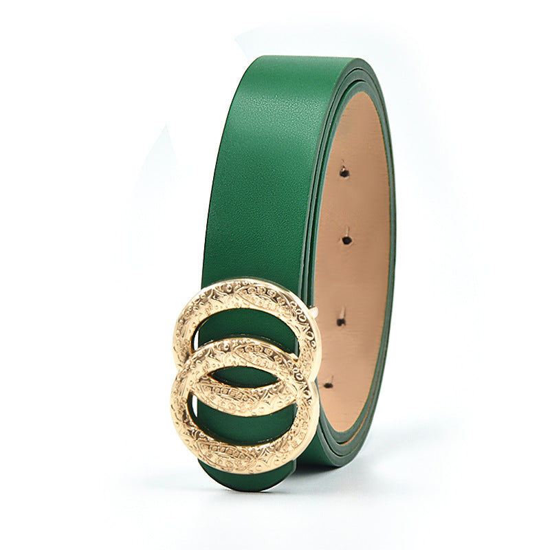 Simple and versatile multi-color thin belt