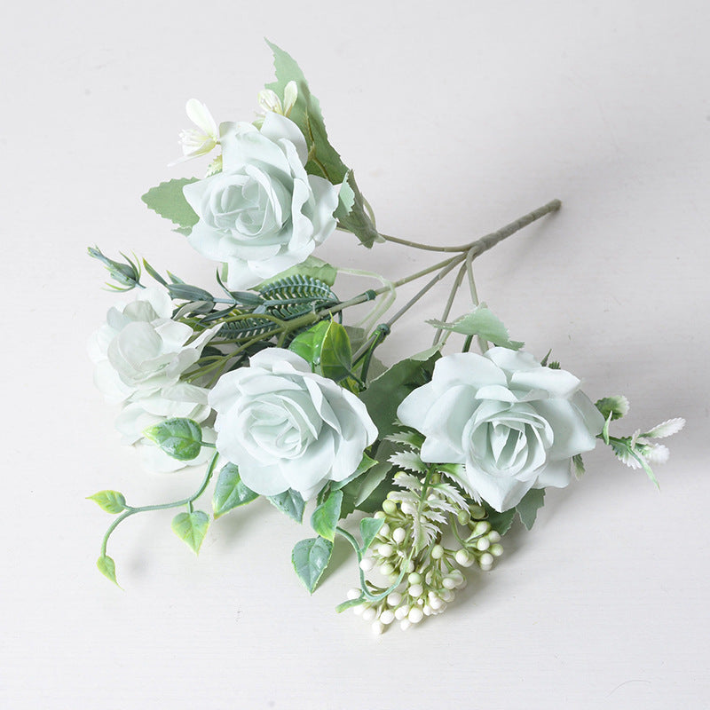 Simulation flower bunch corner rose silk cloth small bouquet