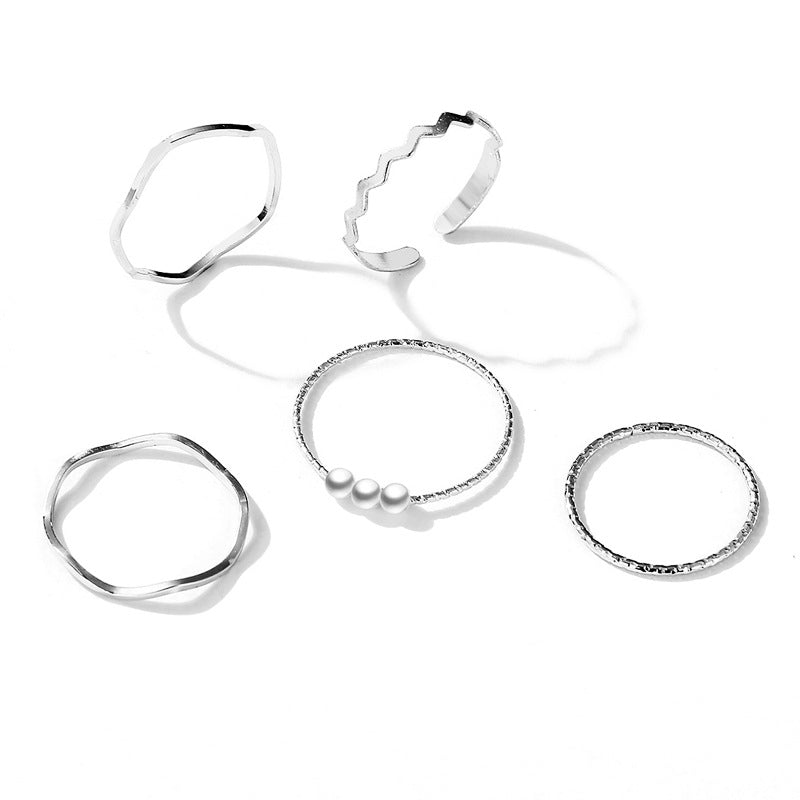 5-Piece Minimalist Ring Set
