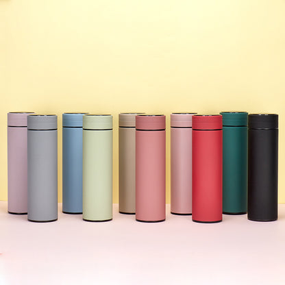 Stainless steel LED intelligent temperature display cup