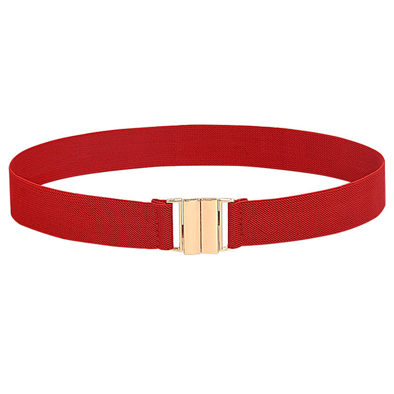 Elastic belt women's dress decoration