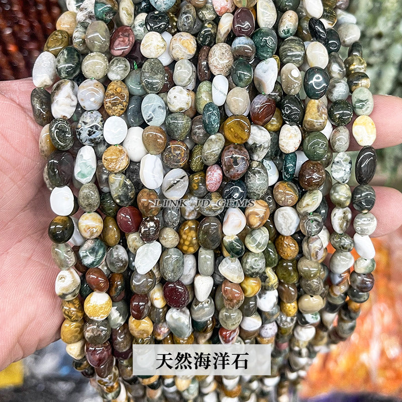 6-8Mm crystal agate irregular conformal loose beads