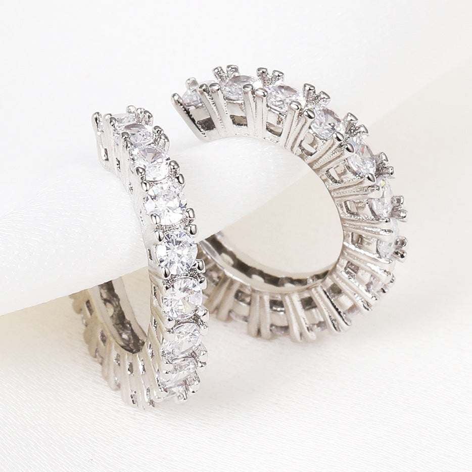 Gold-Plated Zircon Ear Cuff