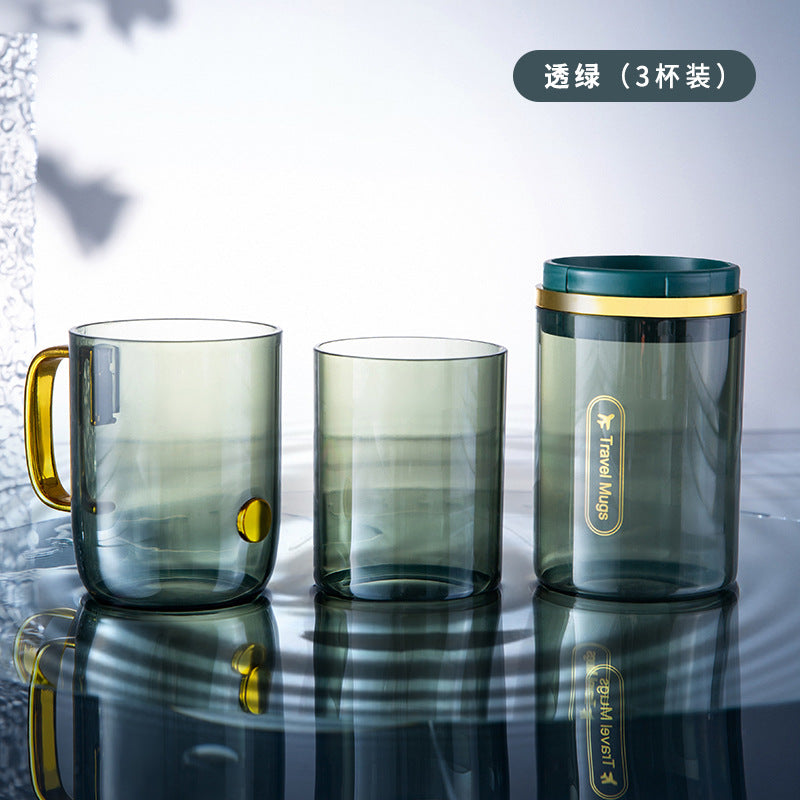 Vaso portátil para cepillos de dientes de viaje 