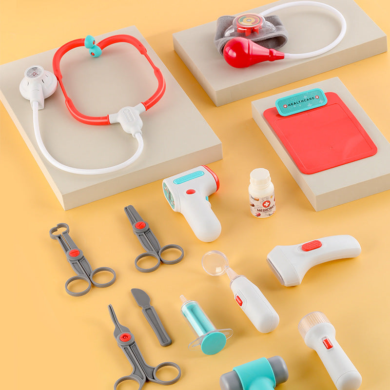 Children's Pretend Play Doctor Toy Set for Girls, Medical Tools, Educational Injection Play for Pretend Nurse Examination