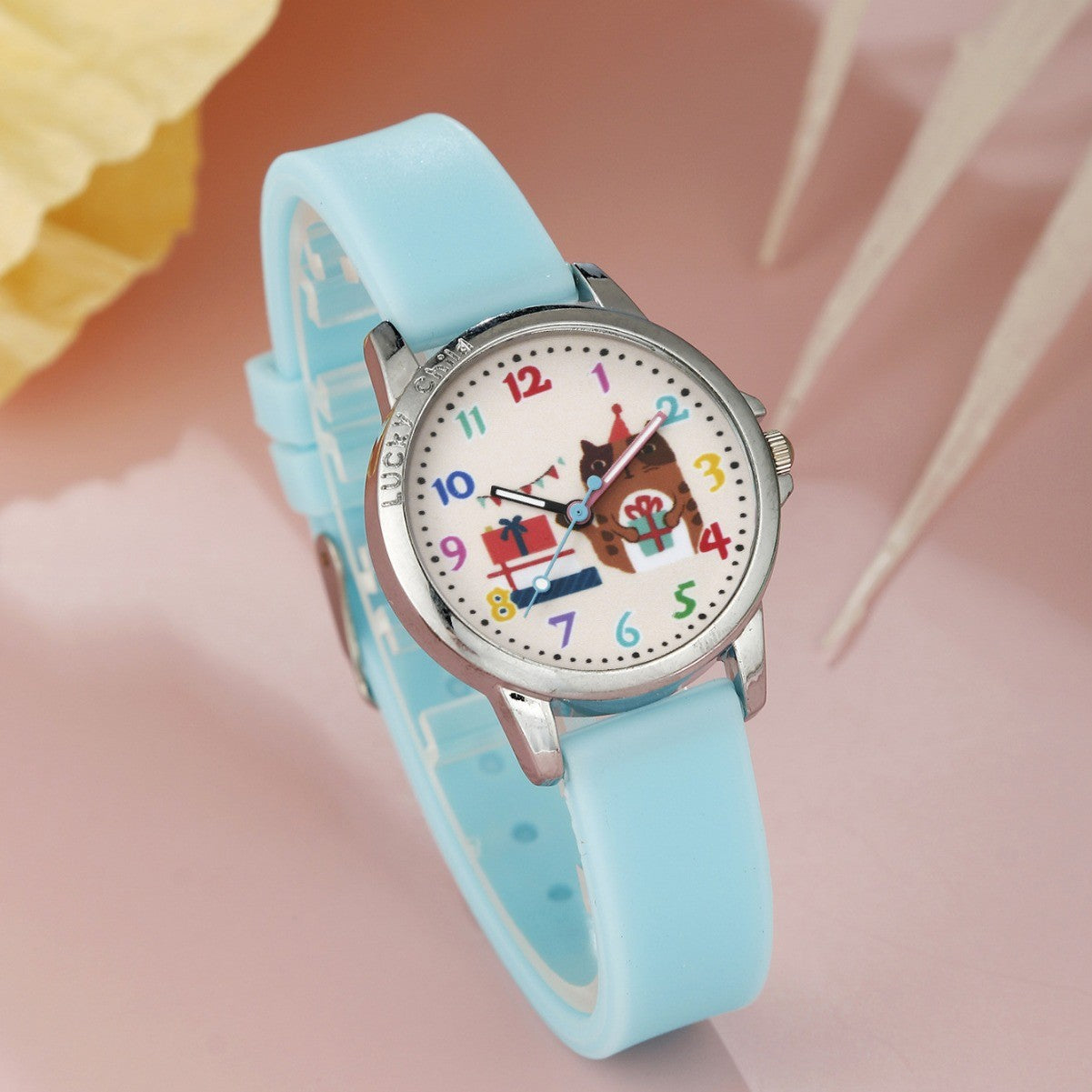 Silicone watch cartoon element jewelry set