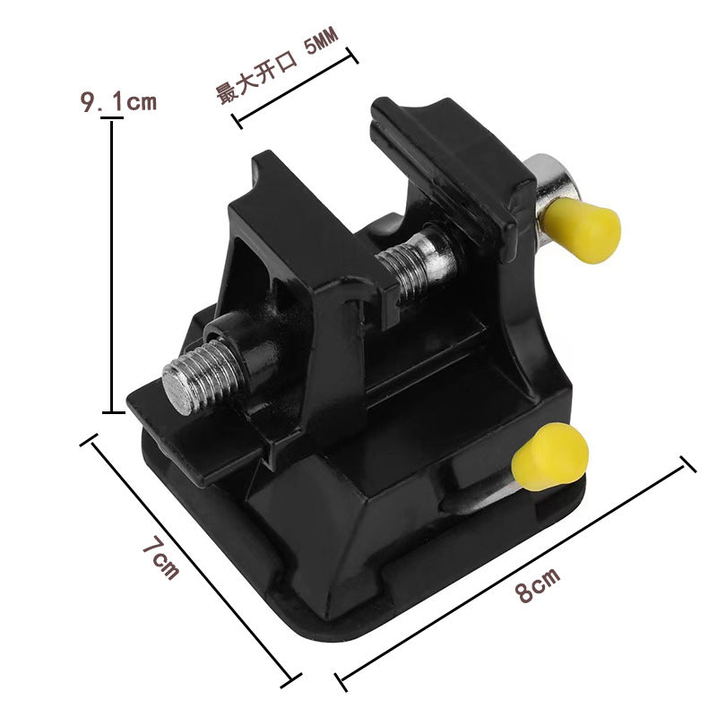 Suction Aluminum Micro Carving Vise Olive Clamp Bench Vise