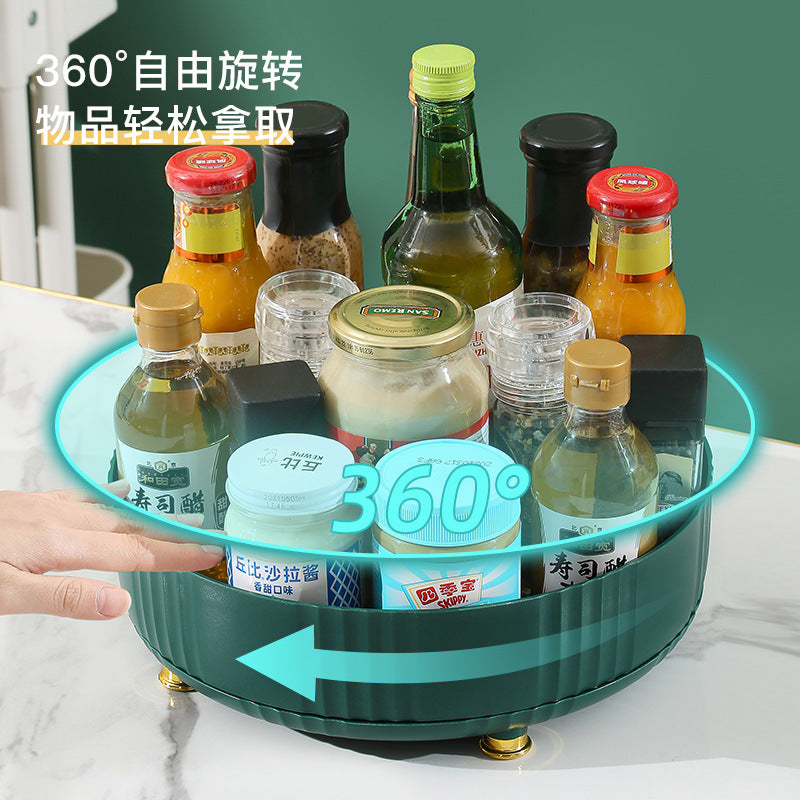 Rotating Spice Rack, Multi-Functional Organizer