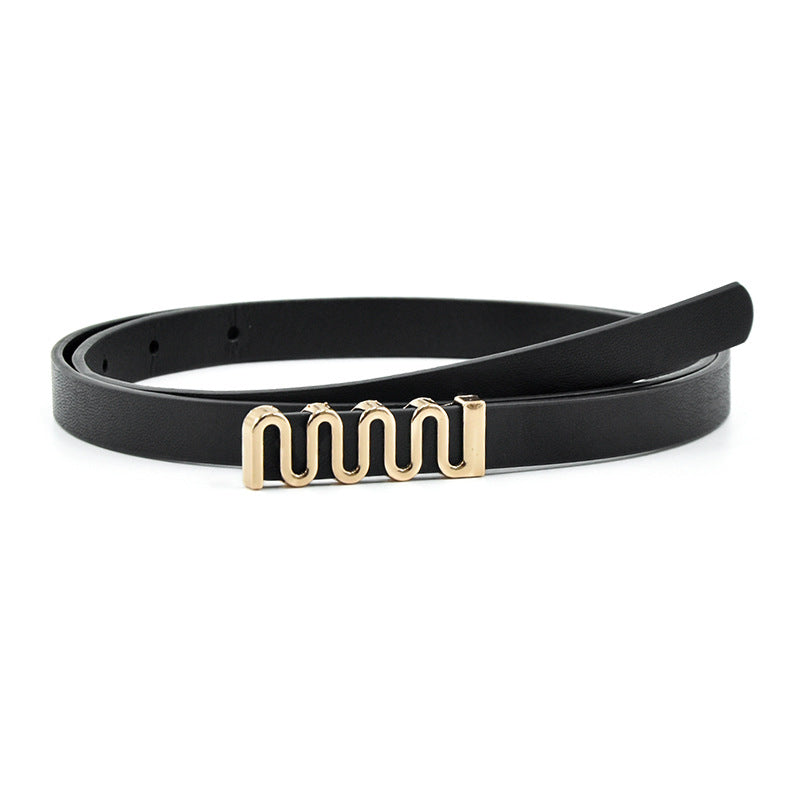 Black Retro Belt