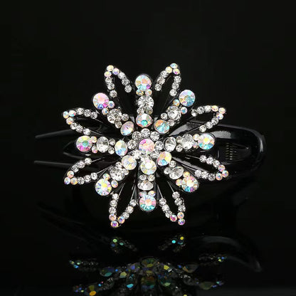 New three-tooth clip disc hair grab clip
