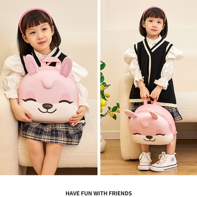 Linda mochila de conejo de cáscara de huevo 