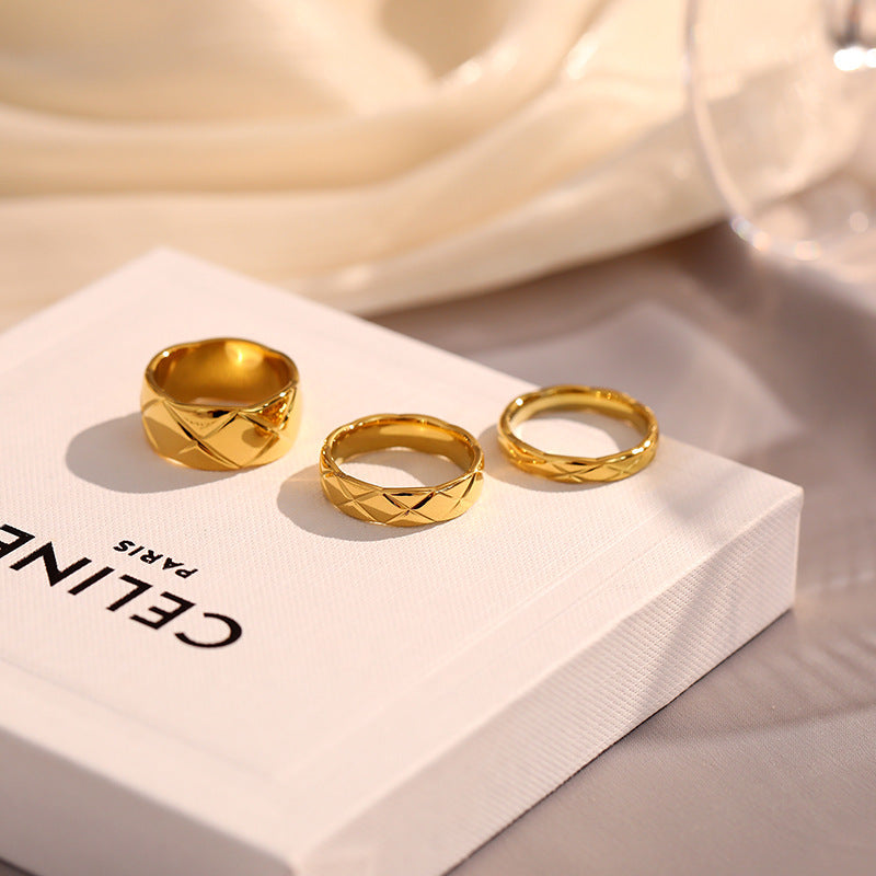 V-shaped wave ring