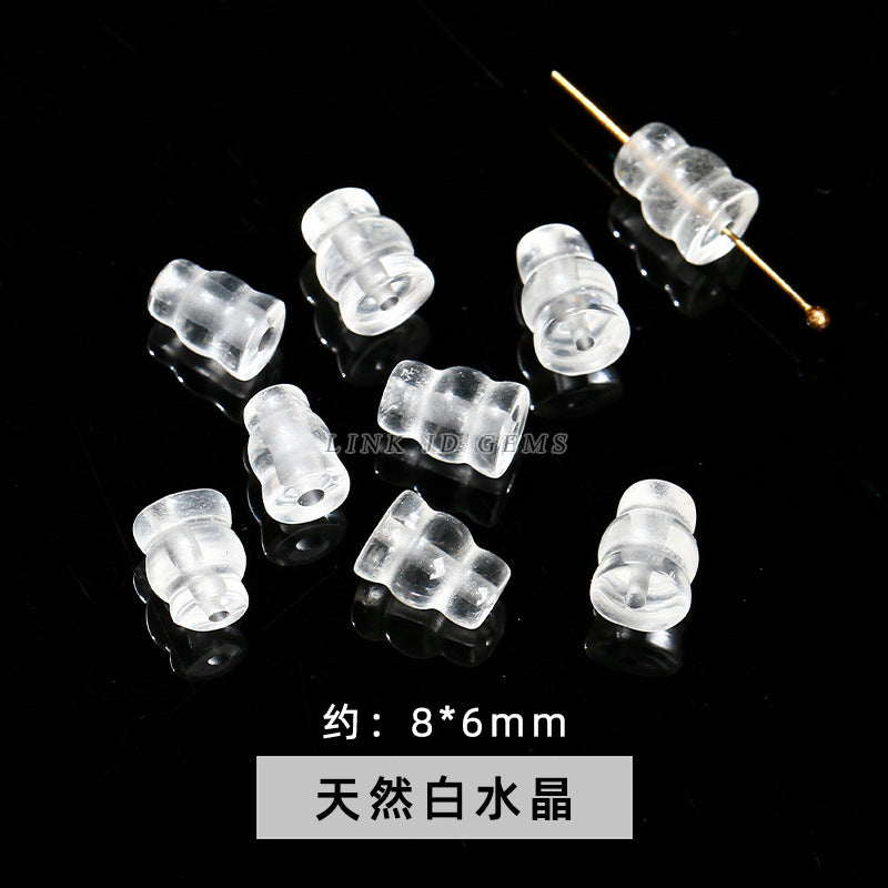 Golden silk jade carving jade gourd wind Linghua loose beads