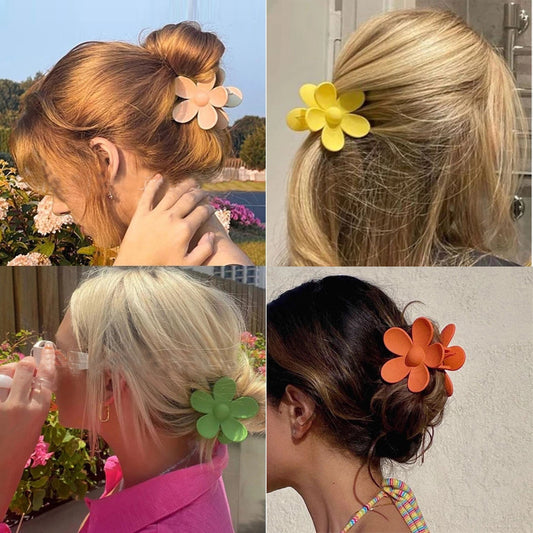 Flower Hair Claw Clip