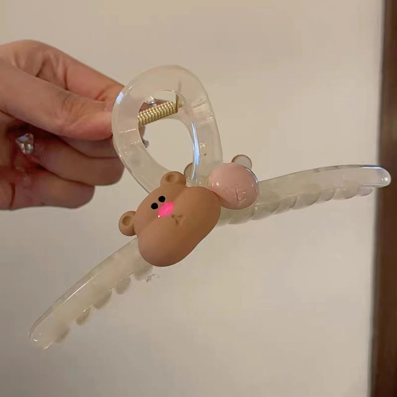 Cute bear hairpin