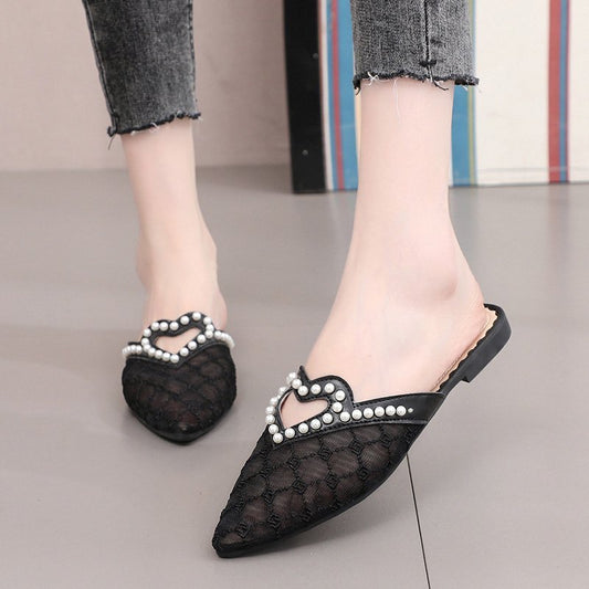 Summer mesh slippers women