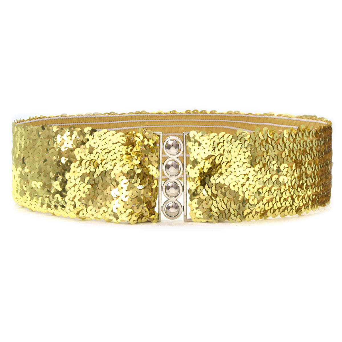Sequin elastic belt