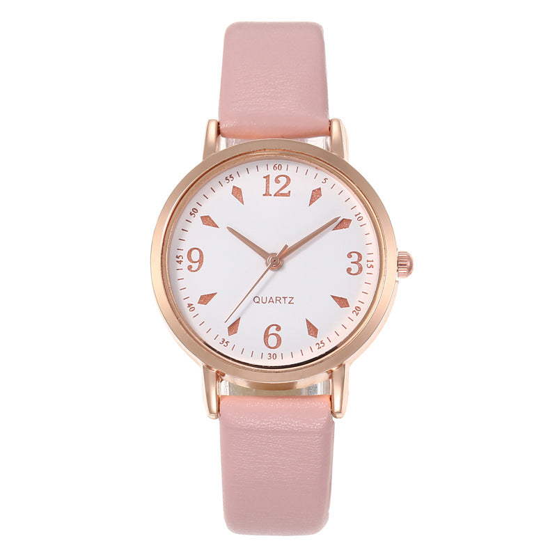 Simple belt watch women's model