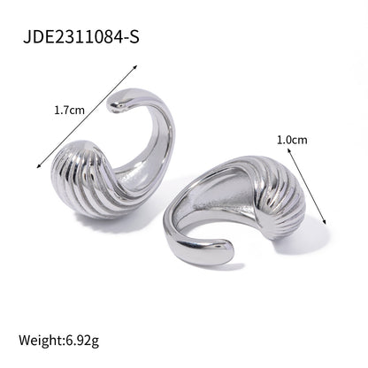 Striped teardrop earrings jewelry