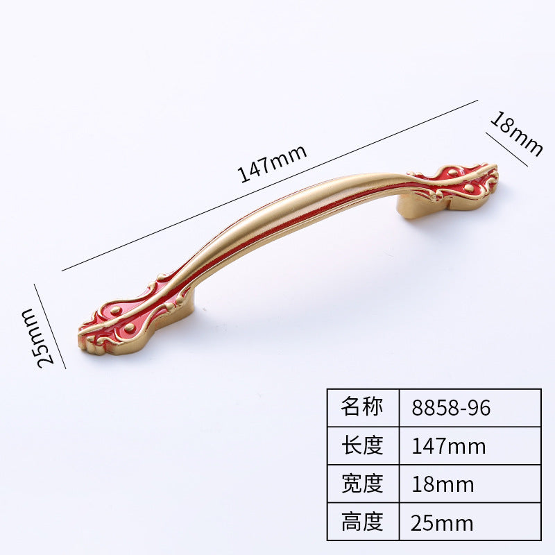 Chinese cabinet door handle brass new