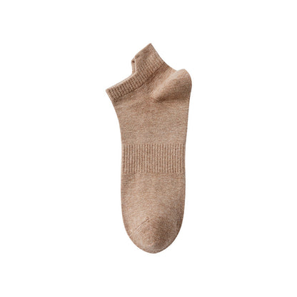 Calcetines tobilleros de algodón transpirables para hombre de primavera y verano 