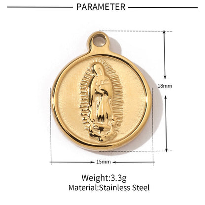 Cross Pig Nose Titanium Steel Pendant