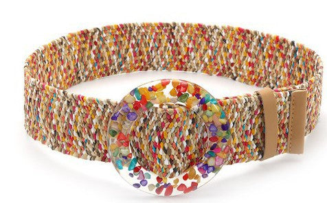 PP grass woven elastic belt fur