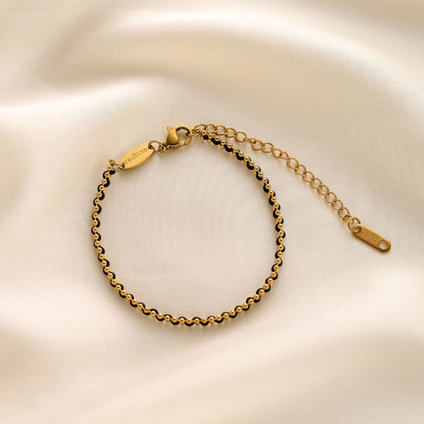 Titanium steel braided rope bracelet for women