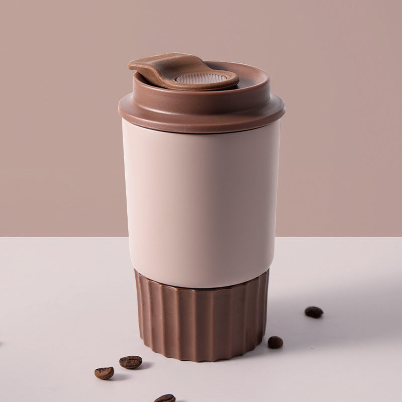 Stainless steel coffee cup thermos cup