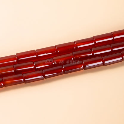 8 * 15Mm agate round tube beads