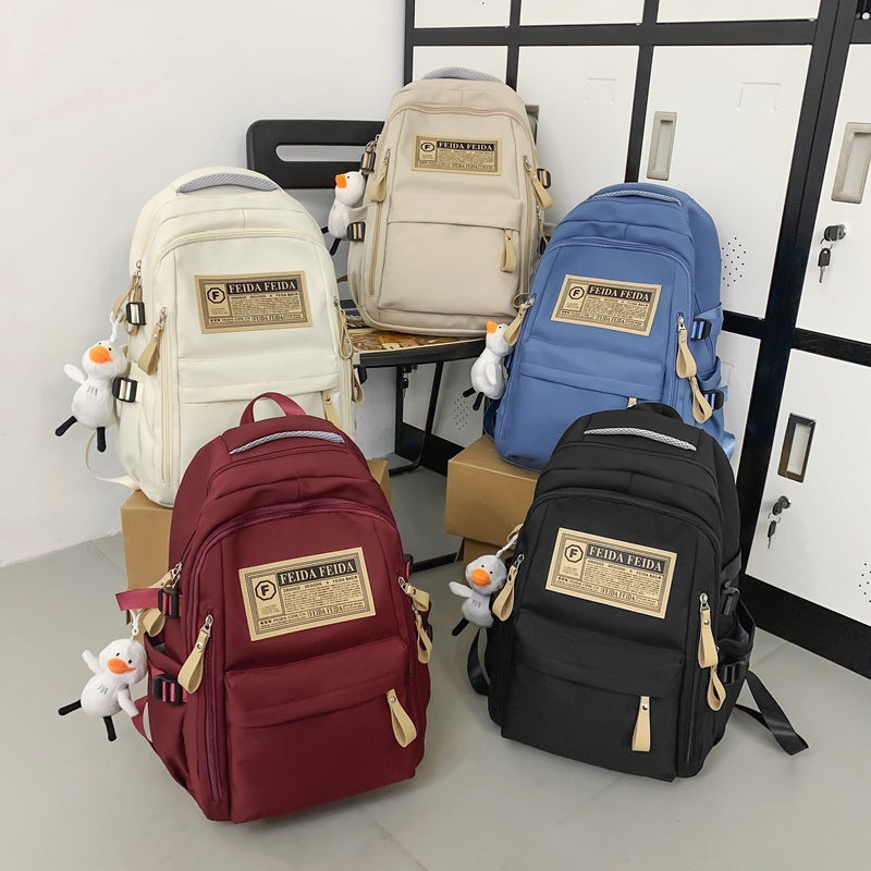 Mochila para ordenador de viaje, bolso escolar de gran capacidad 