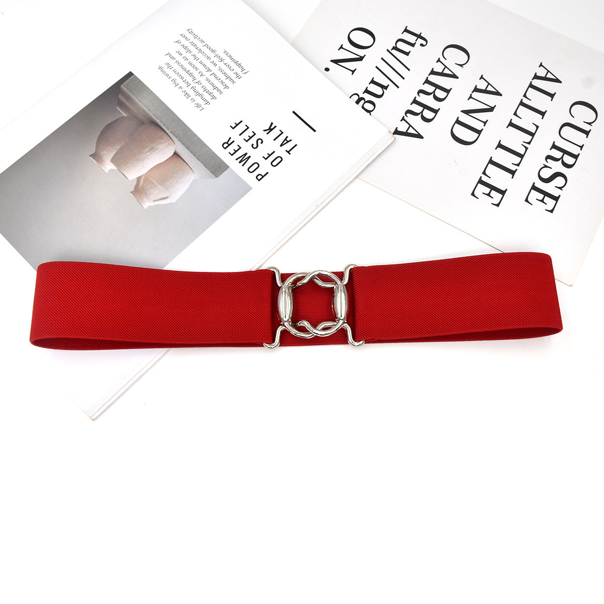 Popular women's belt gold buckle