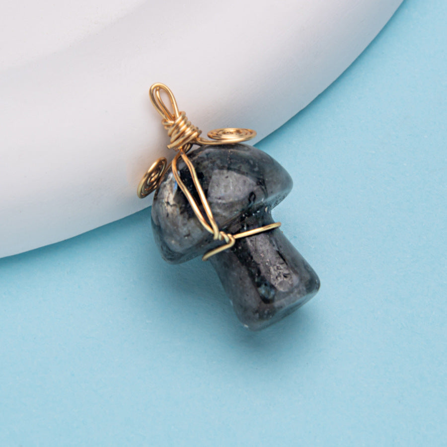 Pendente Cogumelo Cristal 20mm 