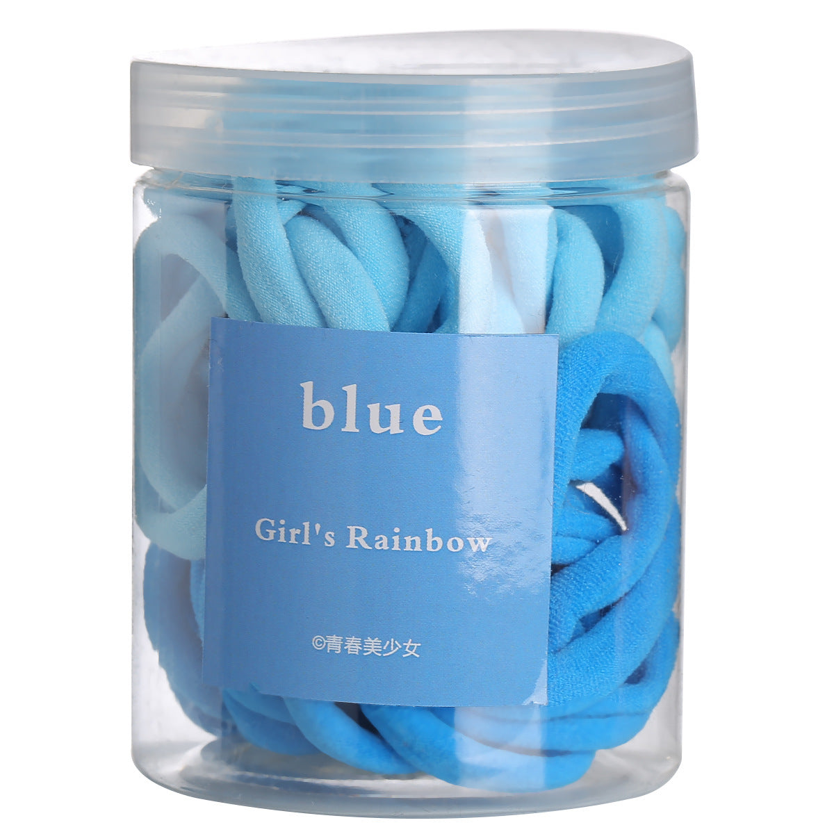 50-Pack Candy Color Scrunchies