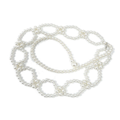 Elastic elastic pearl thin belt