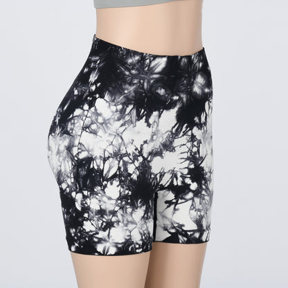 Leggings deportivos tie-dye sin costuras 
