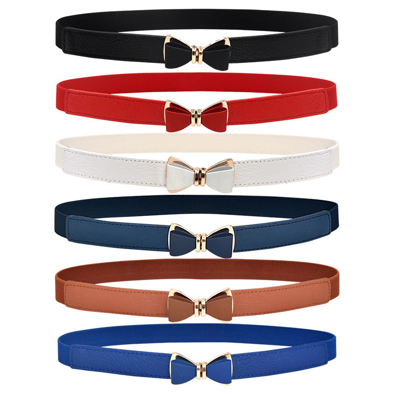 Decorative skirt thin belt