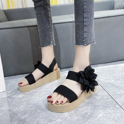 sponge cake butterfly sandals