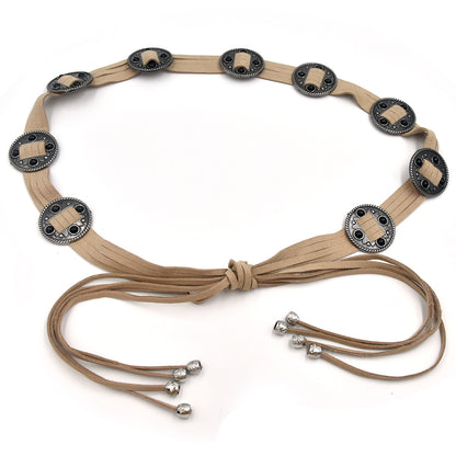 Ethnic style inlaid waist chain