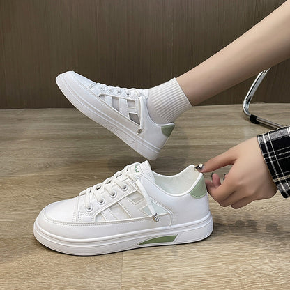 Flat mesh breathable shoes