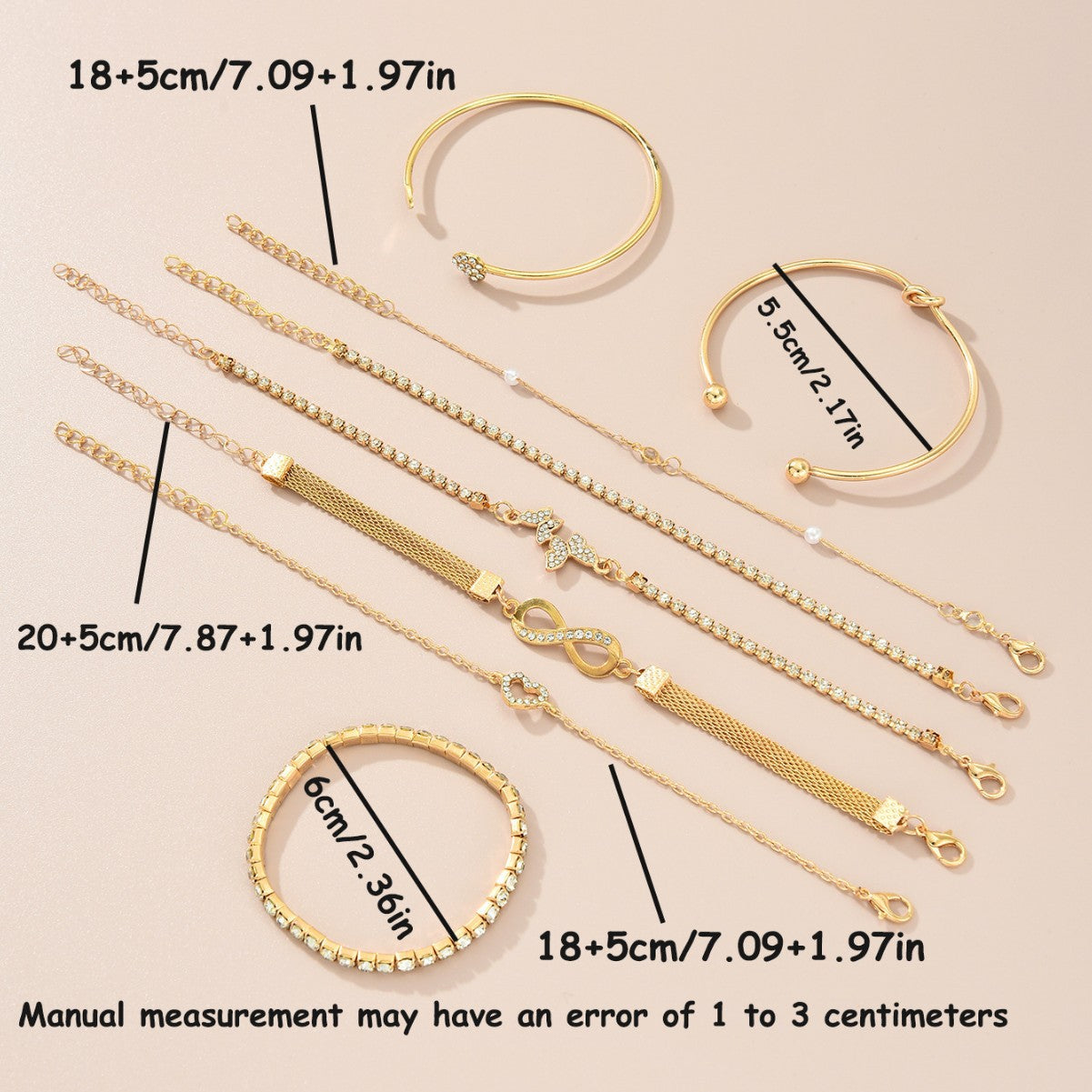 Butterfly Knot Bracelet Set