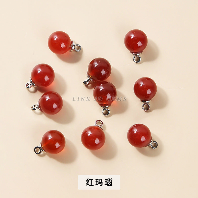 Round bead pendant DIY jewelry accessories