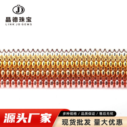 Black gallstone abacus beads DIY necklace bracelet beads