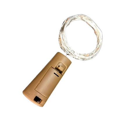 Luces decorativas de batería LED de cadena de luz de alambre de cobre 