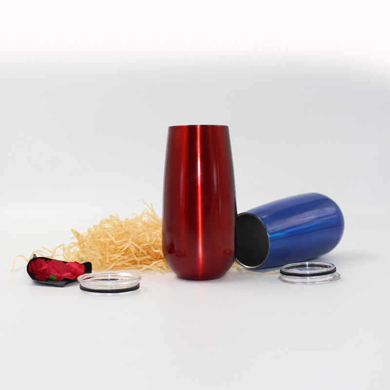 Anti-drop long-necked champagne glass