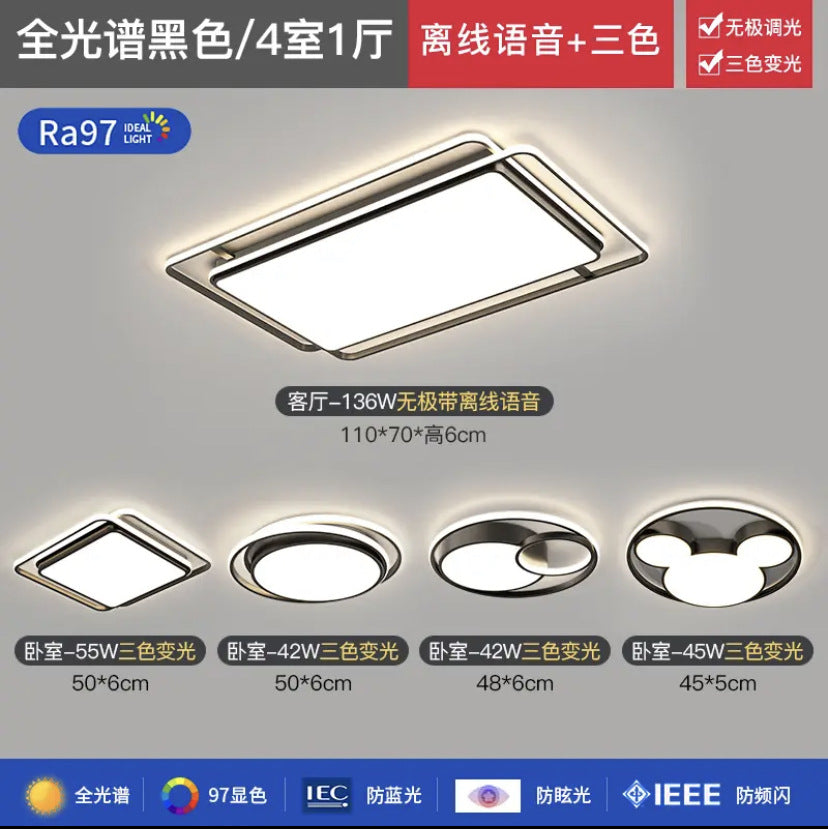 Full Spectrum Super Bright Whole House Lighting Package TC